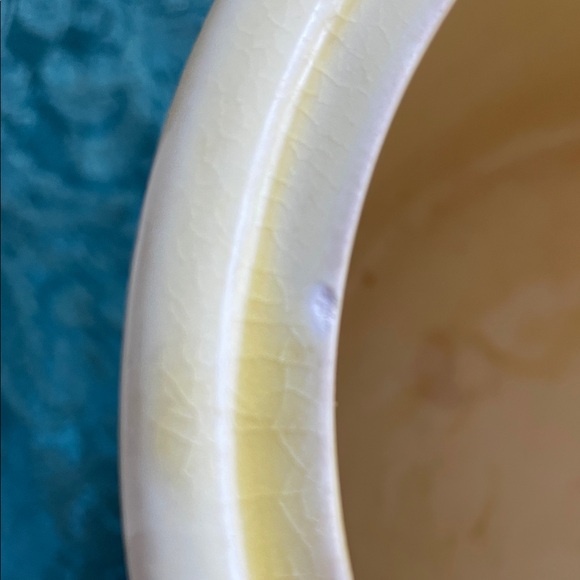 Robinson Ransbottom Pottery Striped Ceramic Cookie Jar with Tiger Cub Lid - Picture 8 of 8